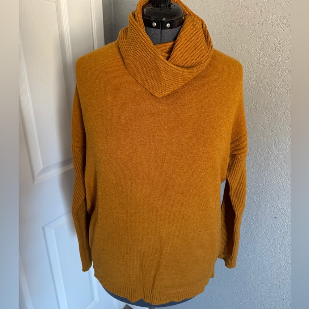 Cozy Mustard Yellow Turtleneck Sweater